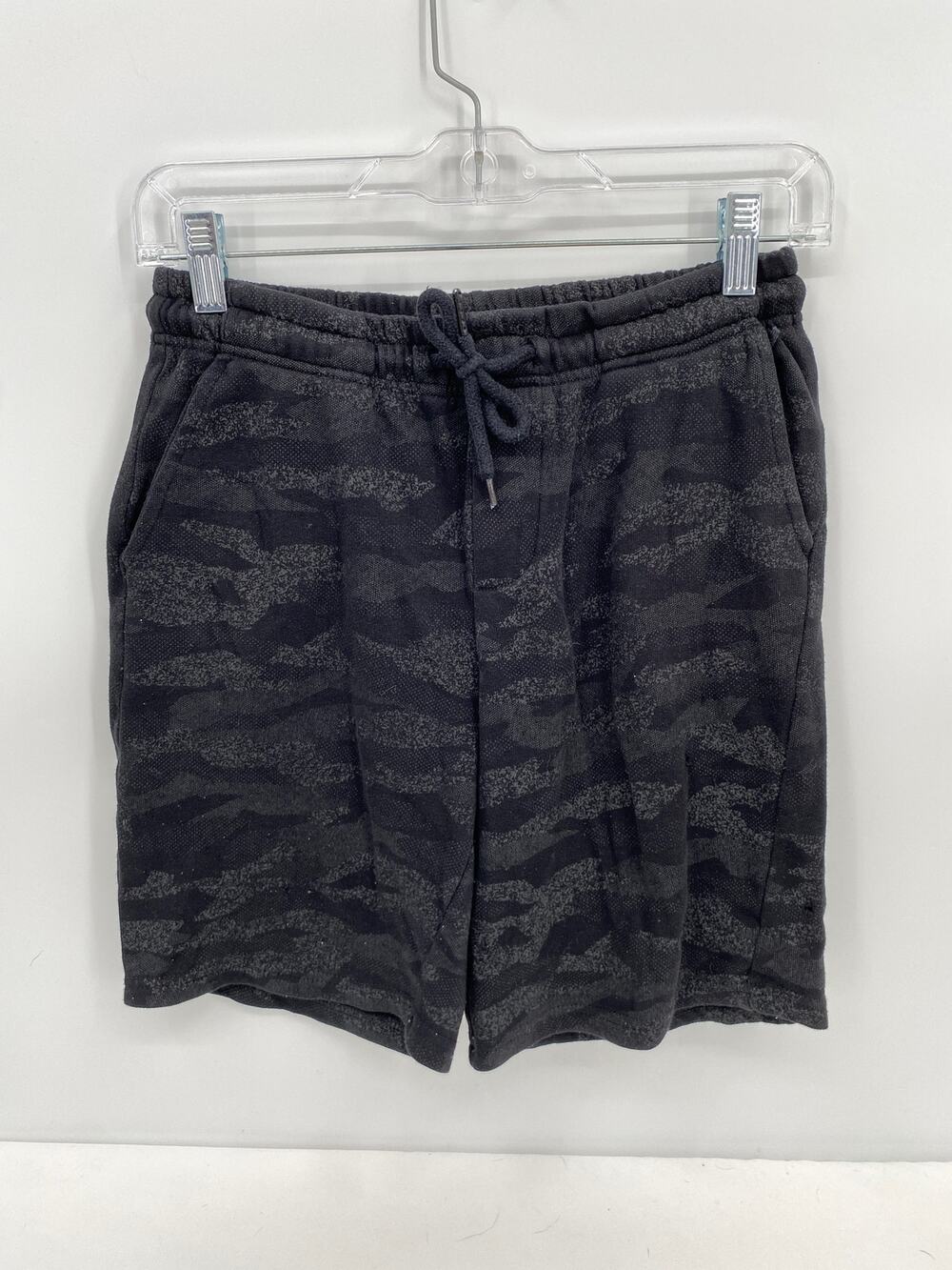 R Public Record Black Camo Sweat Shorts Pockets Big Boy 12 Large